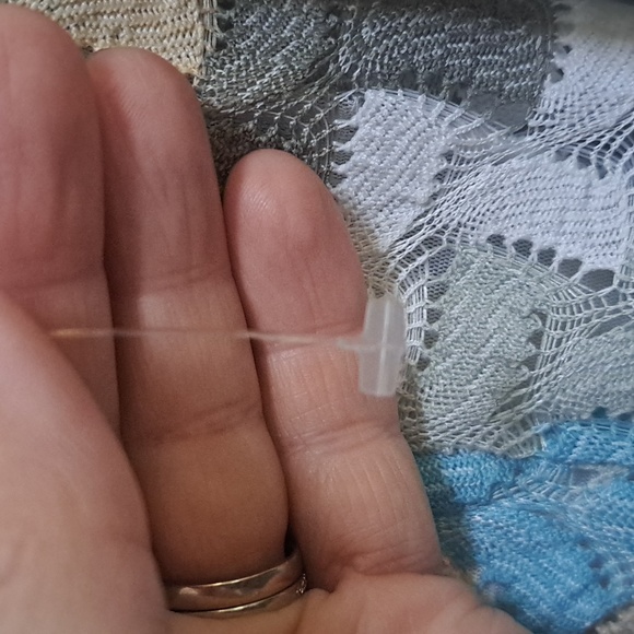 Alfred Dunner Multicolor Lace Overlay 3/4 Sleeve Blouse. Size MP NWOT - Picture 6 of 6